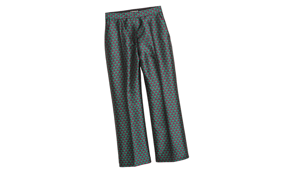 H&M Jacquard-weave trousers $79.99