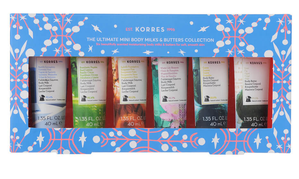 KORRES The Ultimate Mini Body Milks & Butters Collection, $27 from meccabeauty.co.nz