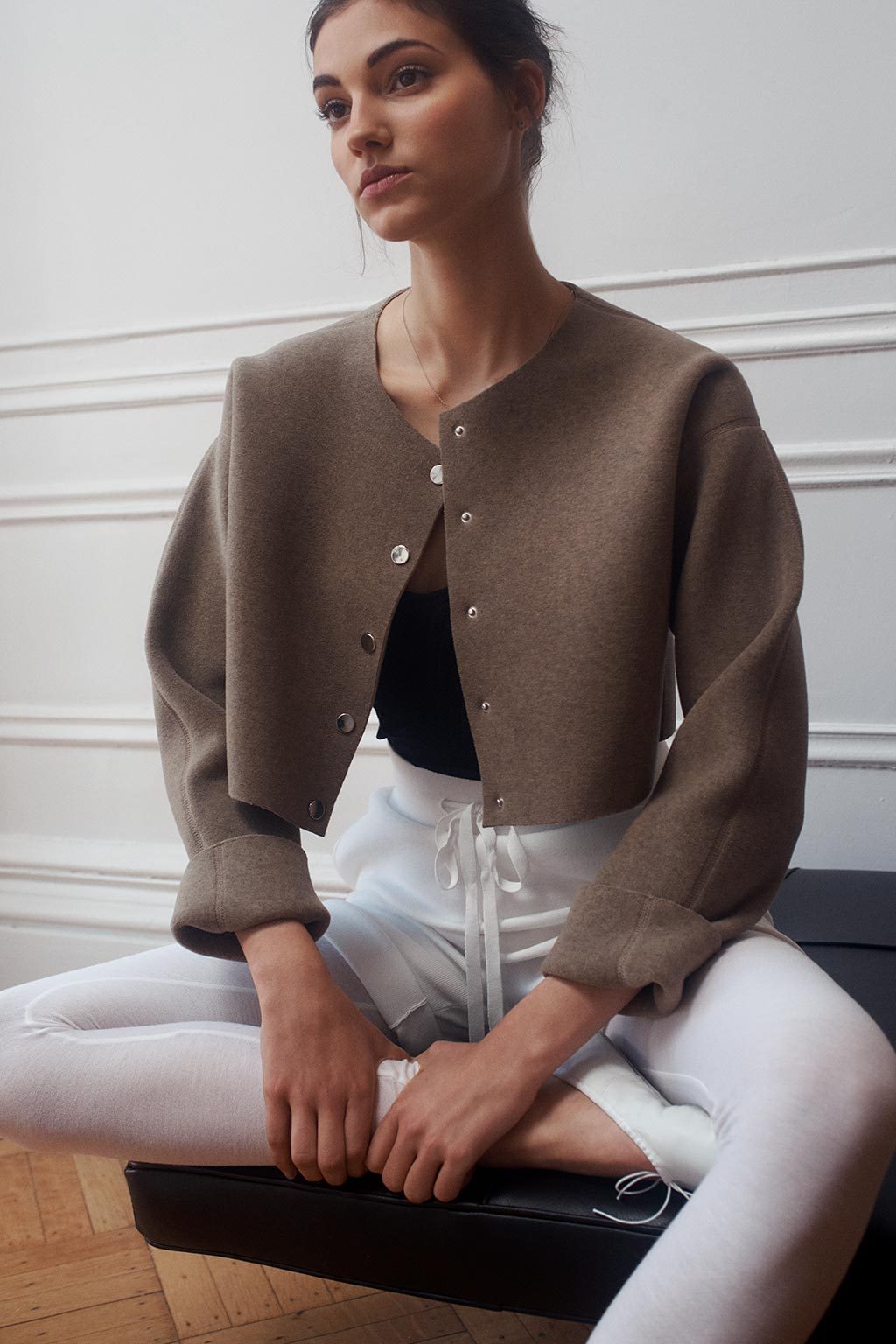 Cult athleisure brands we want to shop right now: LIVE THE PROCESS Raw Cropped Bomber, $258 USD (approx. $370 NZD) Be a cut above in the Raw Cropped Bomber, where geometry meets earthiness. This crisp camel felt jacket will elevate the everyday.