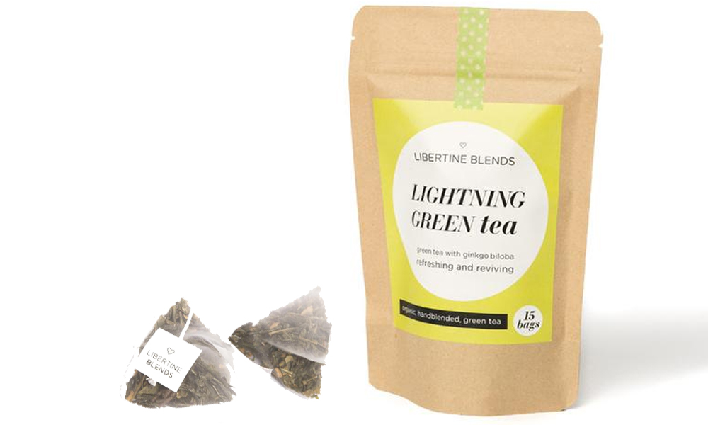Libertine Blends Lightning Green sencha green tea with genko $9