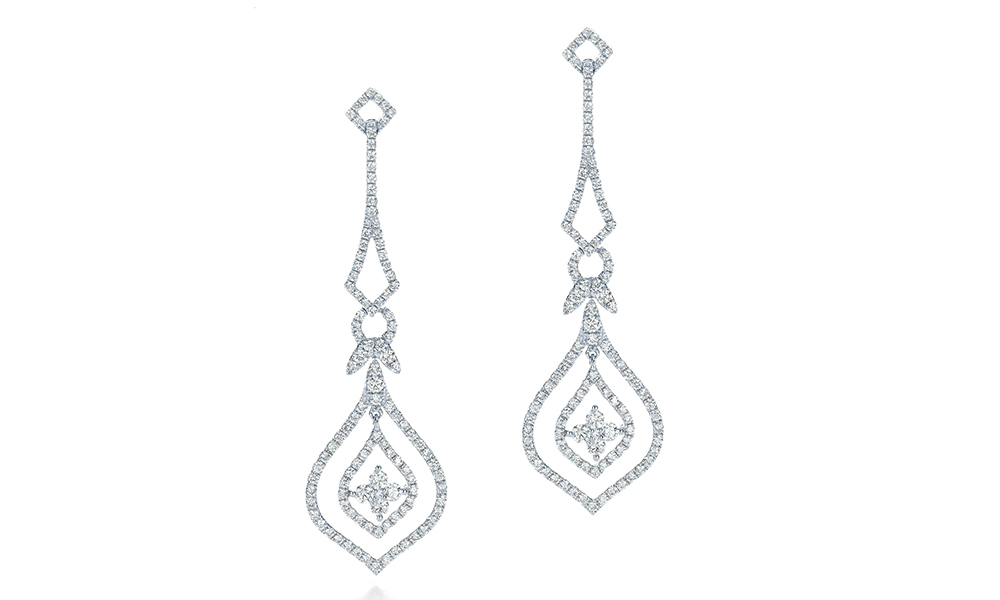 Partridge Jewellers 18ct white gold earrings, $7,495
