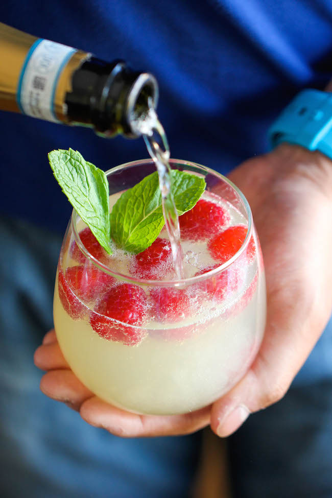 Miss FQ's 8 cocktails to get you in the holiday spirit: RASPBERRY LIMONCELLO PROSECCO