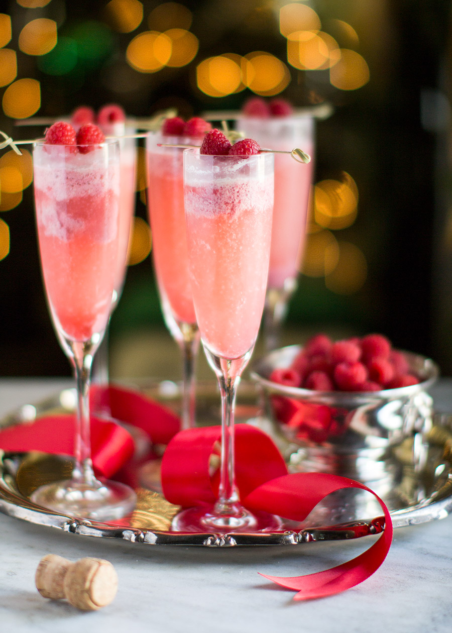 Miss FQ's 8 cocktails to get you in the holiday spirit: Raspberry Cream Mimosas