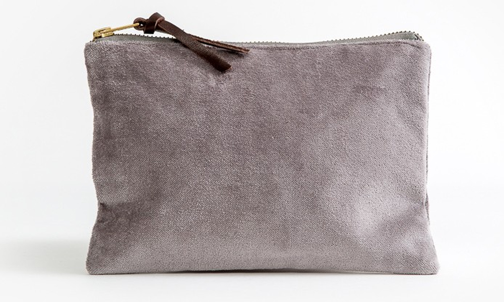 Bloomingville Small Cotton Clutch in Grey $49 from superette.co.nz