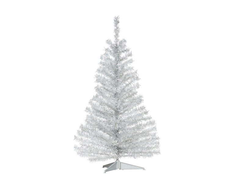 Silver tree, $5, from Kmart.