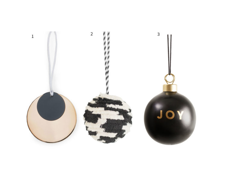 Paper lantern decoration, $24.90 for six, from Kikki.K. Hanging tree, $6.50, from Redcurrent.
