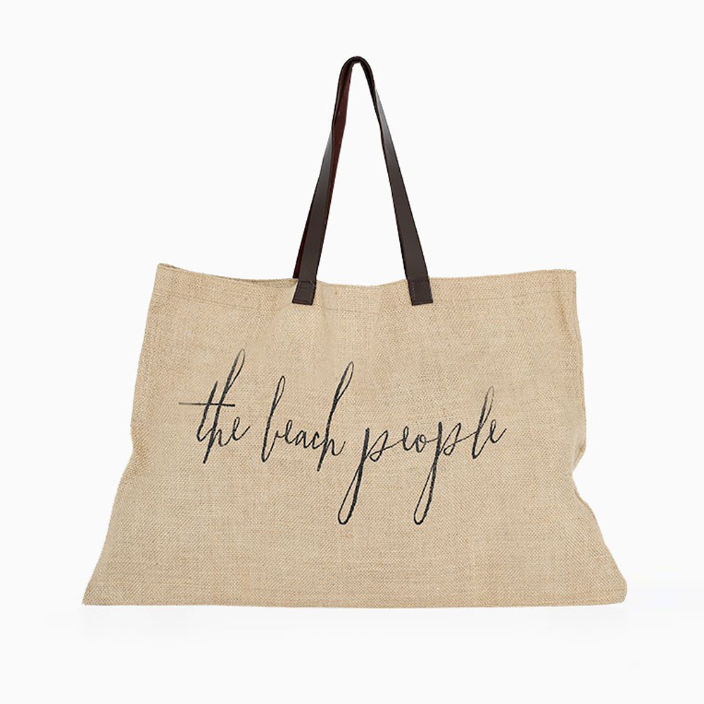 The Beach People Original Jute beach bag, $25 AUD from The Iconic