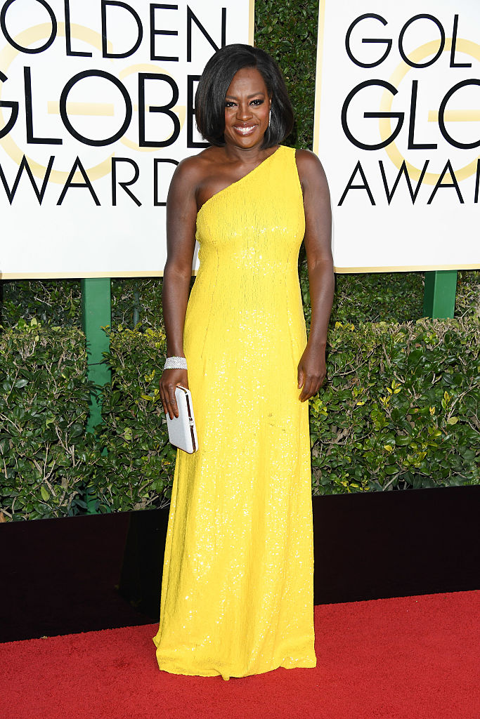 BEVERLY HILLS, CA - JANUARY 08: Actress Viola Davis attends 74th Annual Golden Globe Awards held at The Beverly Hilton Hotel on January 8, 2017 in Beverly Hills, California.(Photo by George Pimentel/WireImage)