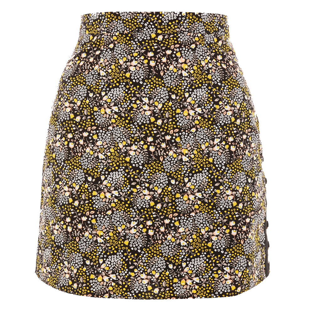 Ditsy Floral Ring Side Mini Skirt $74 from Topshop