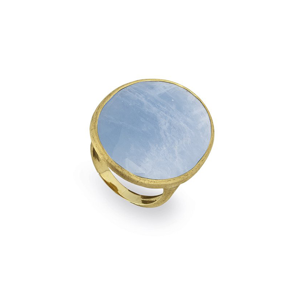 Lunaria 18k Gold Aquamarine Gemstone Ring. $4,995