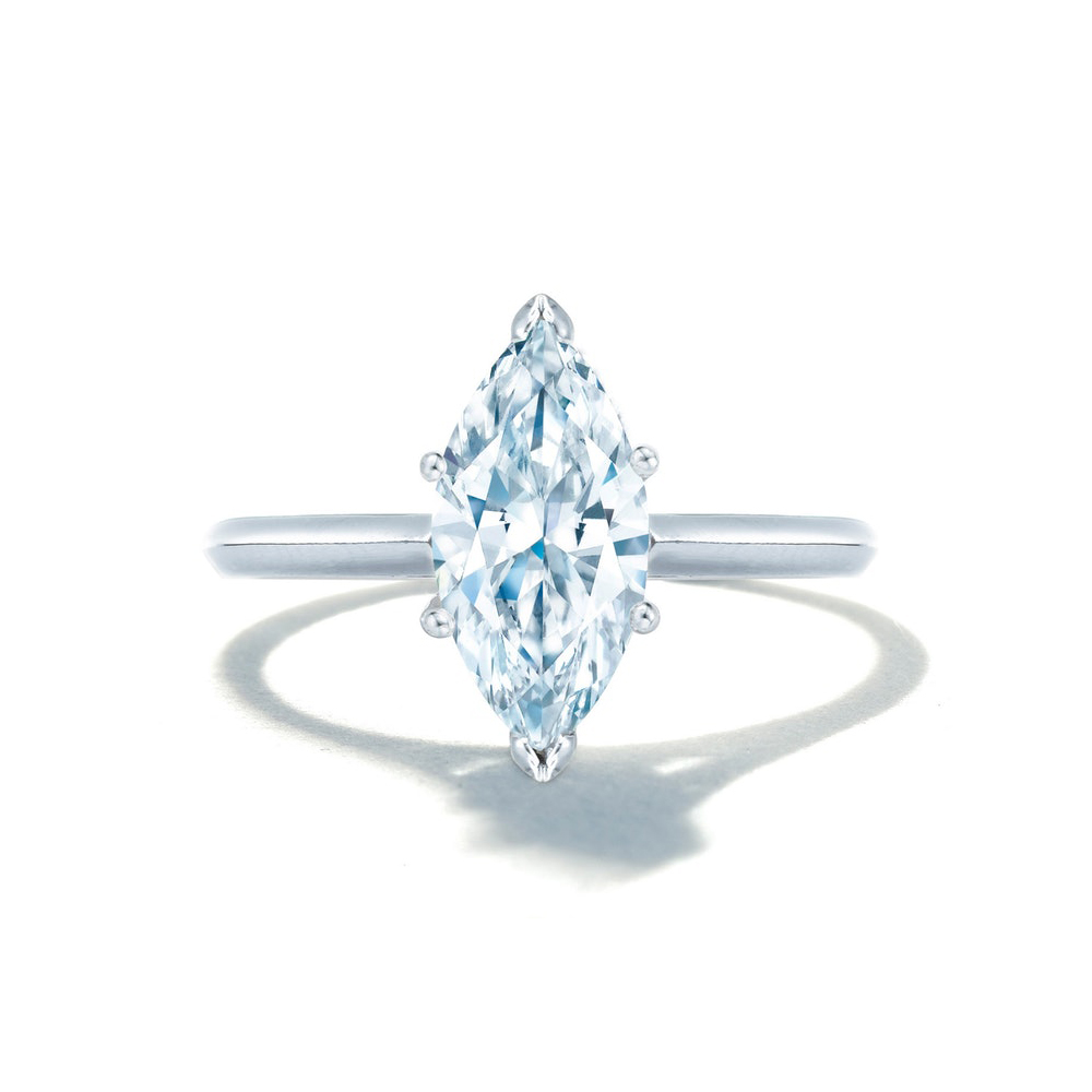 Naveya & Sloane Vega Setting, Platinum 1.50 Carat Diamond, from $25,800