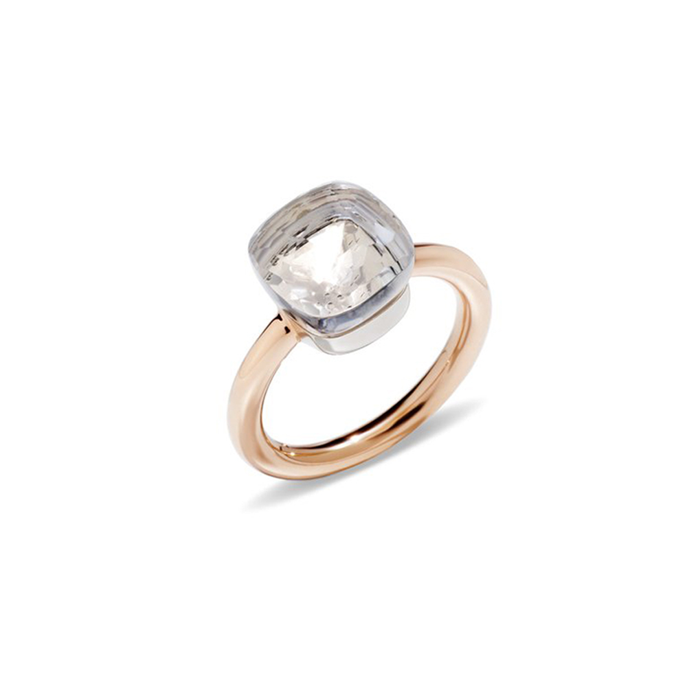 Nudo White Topaz Rose Gold Ring, $3,225