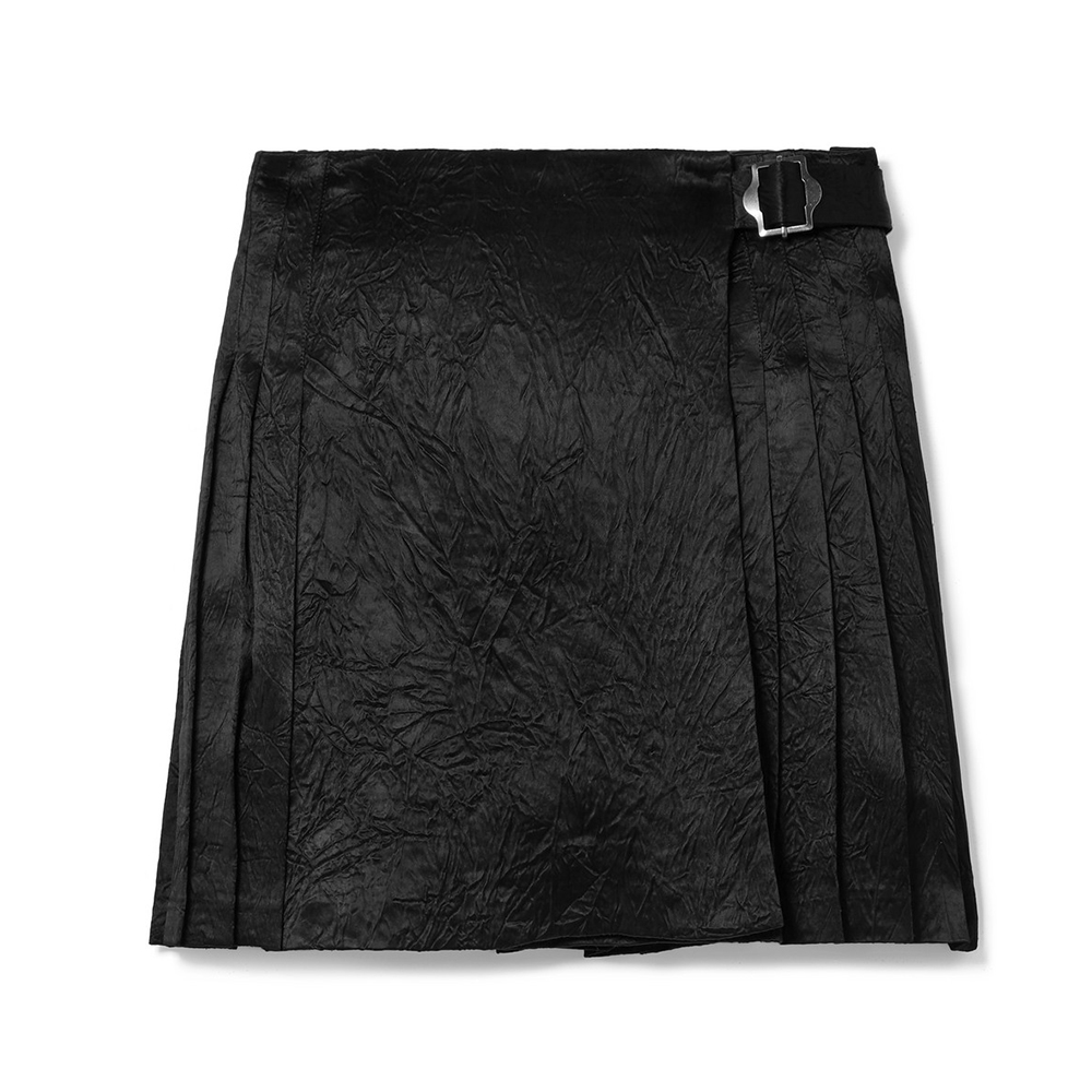 Opening Ceremony pleated crinkled-satin mini skirt $570