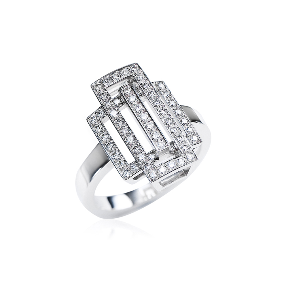 Sutcliffe Jewellery, Deco Dreaming Classic Diamond Ring, From $4,900