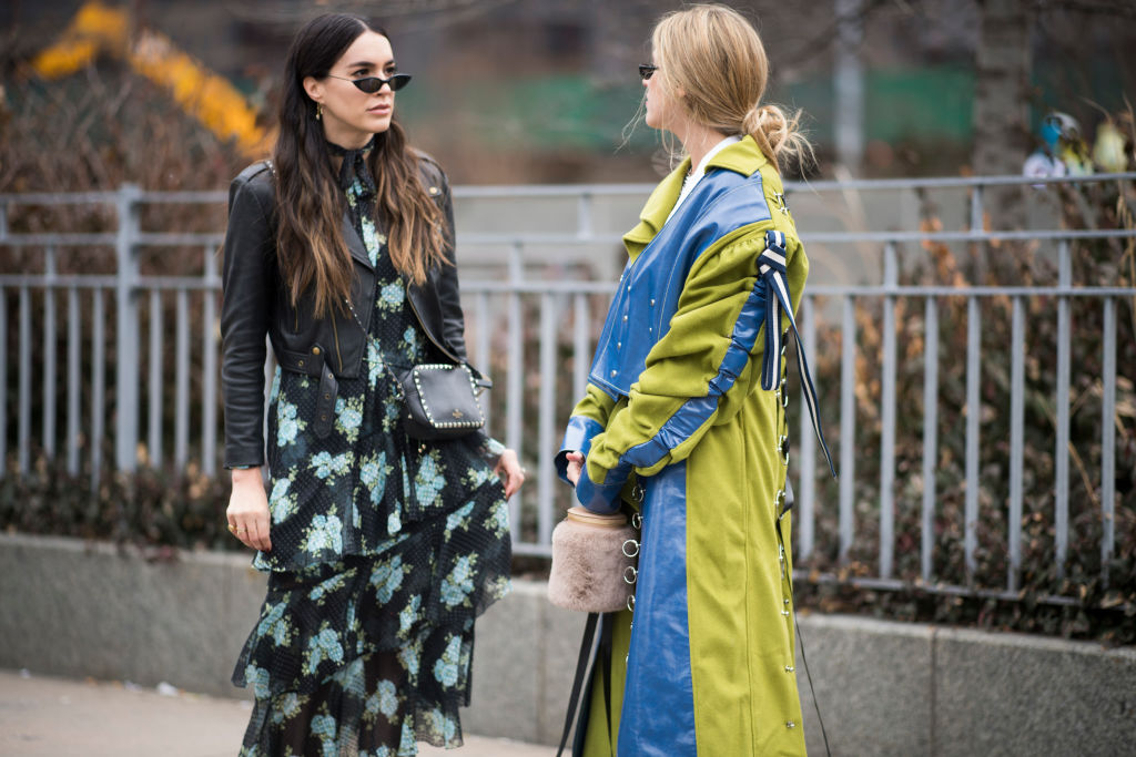 NEW YORK, NY - FEBRUARY 12: Guests seen in the streets during the New York Fashion Week February 2018 in the streets of Manhattan on February 12, 2018 in New York City. (Photo by Timur Emek/Getty Images)
