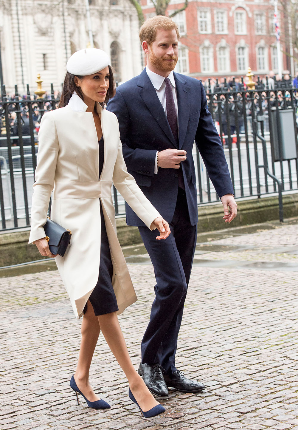 Prince Harry and Meghan Markle at the annual Commonwealth Day celebrations in Westminster Abbey, England.