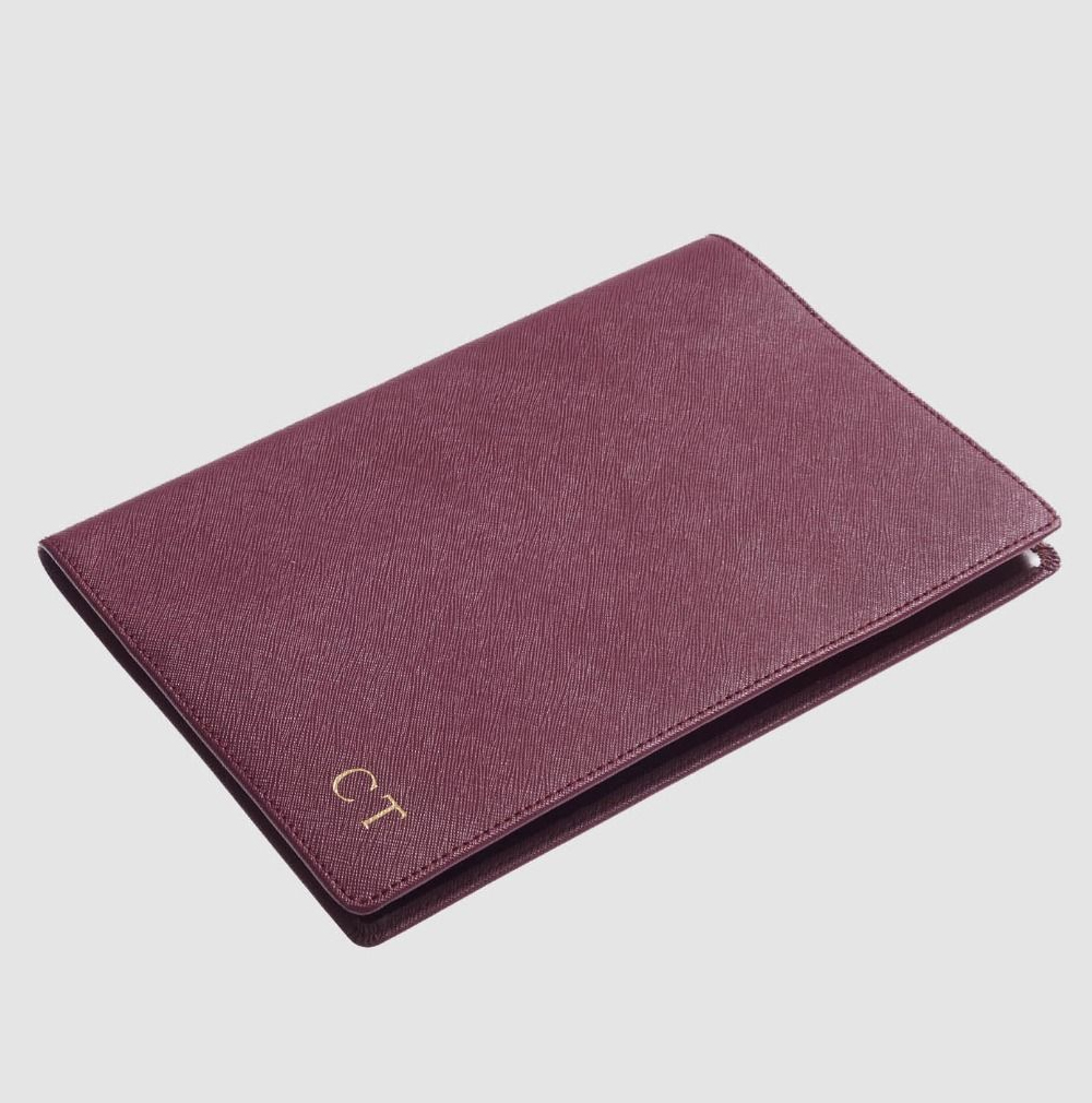 Personalised Stationery Our pick: A5 Notebook Holder, $79.95 from The Daily Edited  
