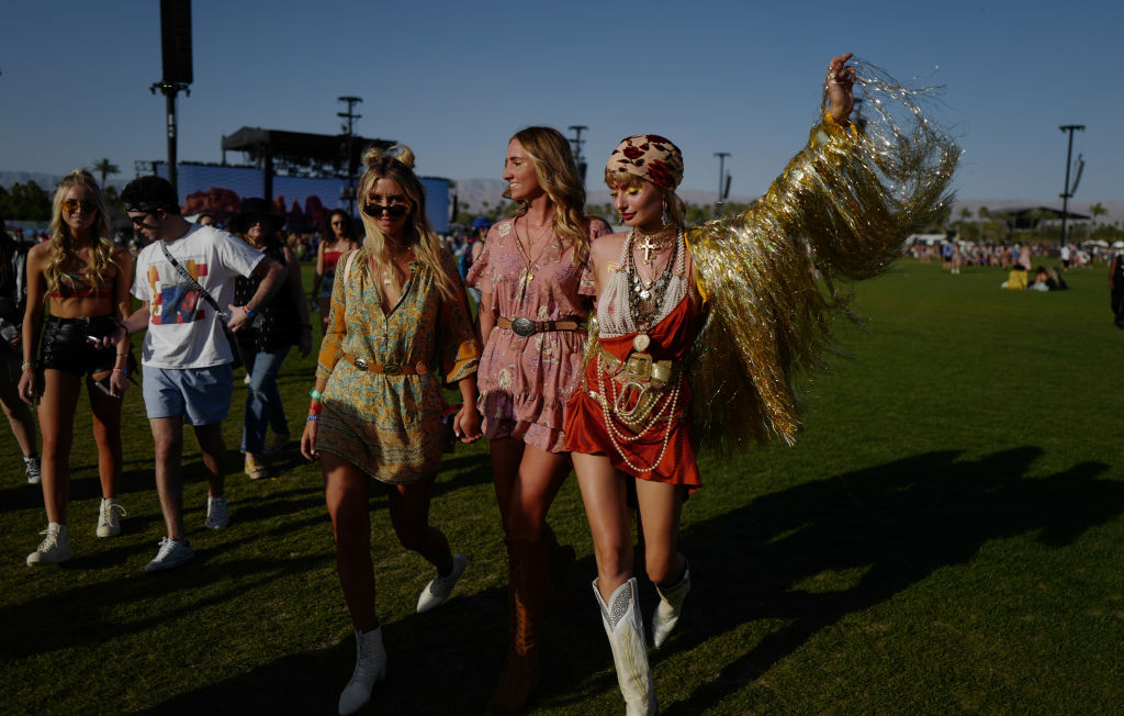INDIO, CA - APRIL 13: Coachella guesst during day 1 of the 2018 Coachella Valley Music & Arts Festival Weekend 1 on April 13, 2018 in Indio, California. (Photo by Jeremy Moeller/Getty Images)
