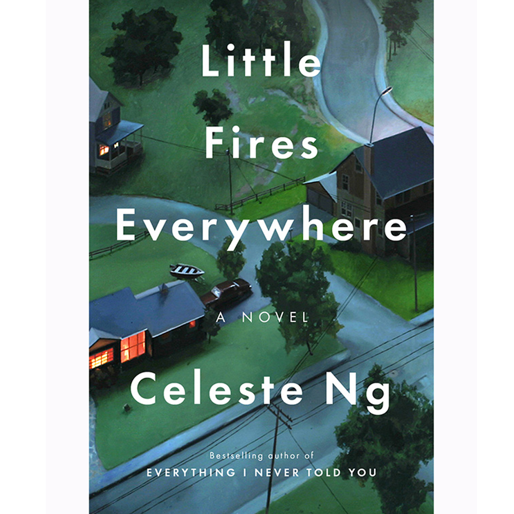 Little Fires Everywhere by Celeste Ng Little Fires Everywhere explores the weight of long-held secrets and the ferocious pull of motherhood-and the danger of believing that planning and following the rules can avert disaster or heartbreak. It's also Reese Witherspoon's next book-TV series adaptation so you know it's going to be good.