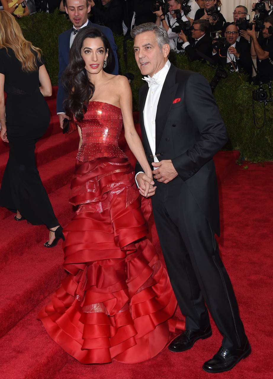 Amal Clooney, 2015 2015 marked Amal Clooney's first Met Gala, but she still managed to steal the show in tiered Galliano. For 2018, she's on co-hosting duties.