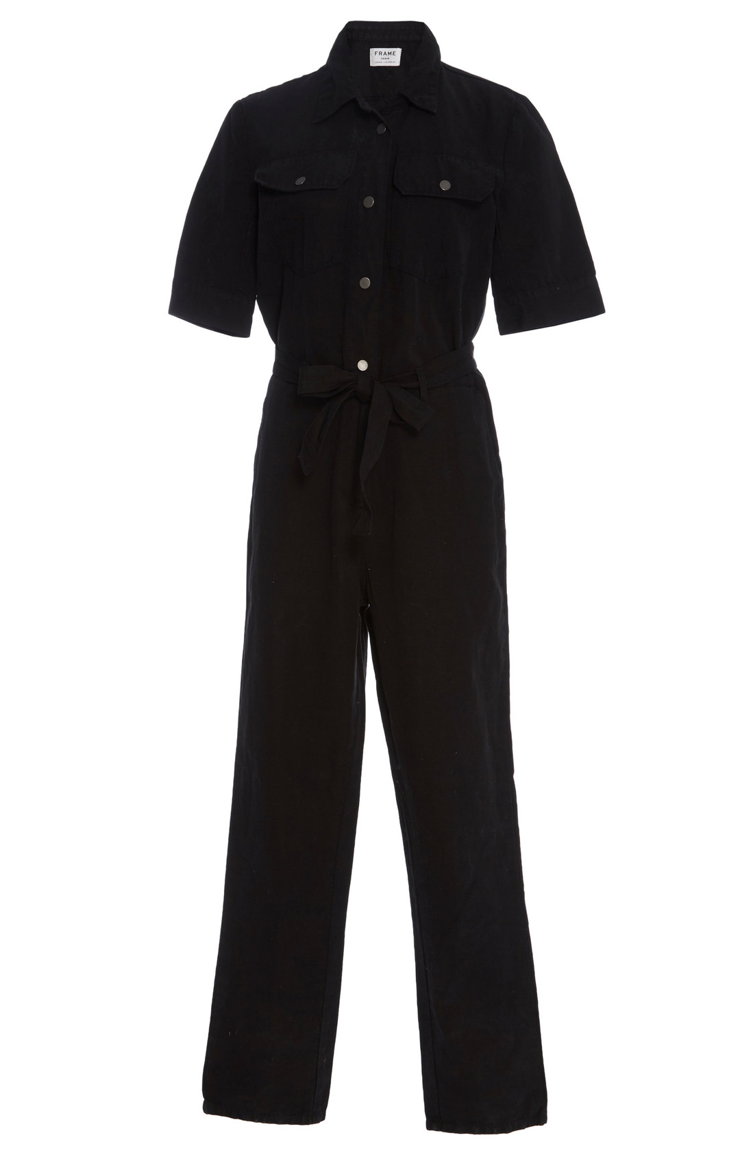 Frame Denim Belted Jumpsuit, $330 USD from Moda Operandi