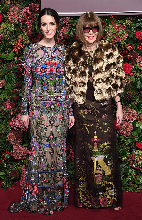 Anna Wintour with Bee Shaffer.