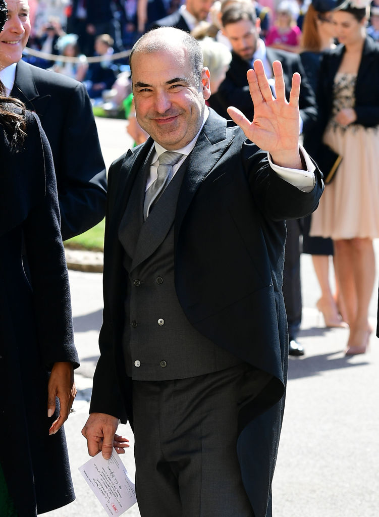 WINDSOR, UNITED KINGDOM - MAY 19: Actor Rick Hoffman arrives at St George's Chapel at Windsor Castle before the wedding of Prince Harry to Meghan Markle on May 19, 2018 in Windsor, England. (Photo by Ian West - WPA Pool/Getty Images)
