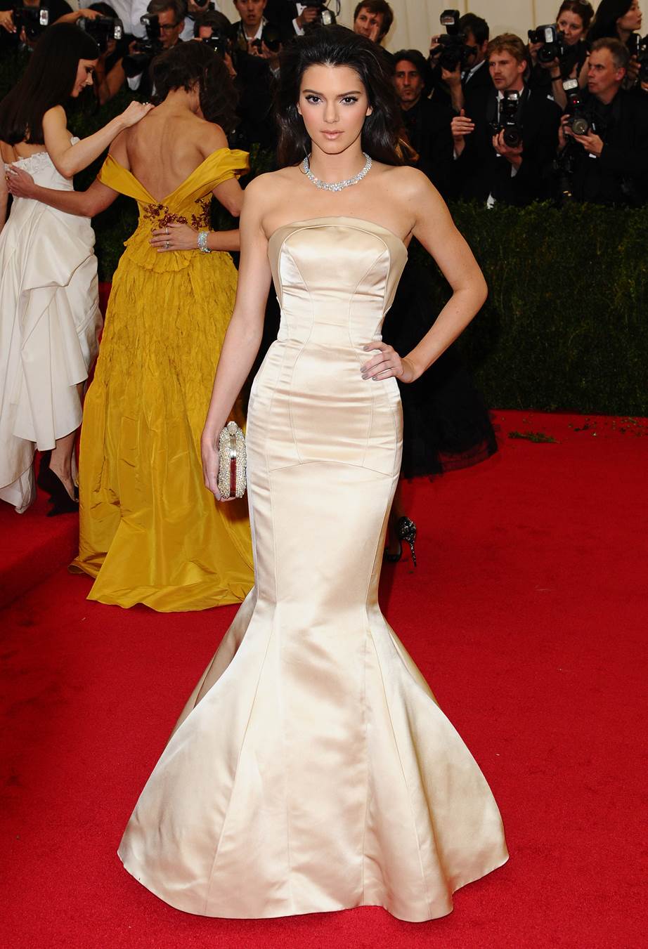 Kendall Jenner, 2014 Kendall Jenner wore Topshop to her first Met Gala (We're guessing she didn't pick it up in the Oxford Circus branch the night before, though).