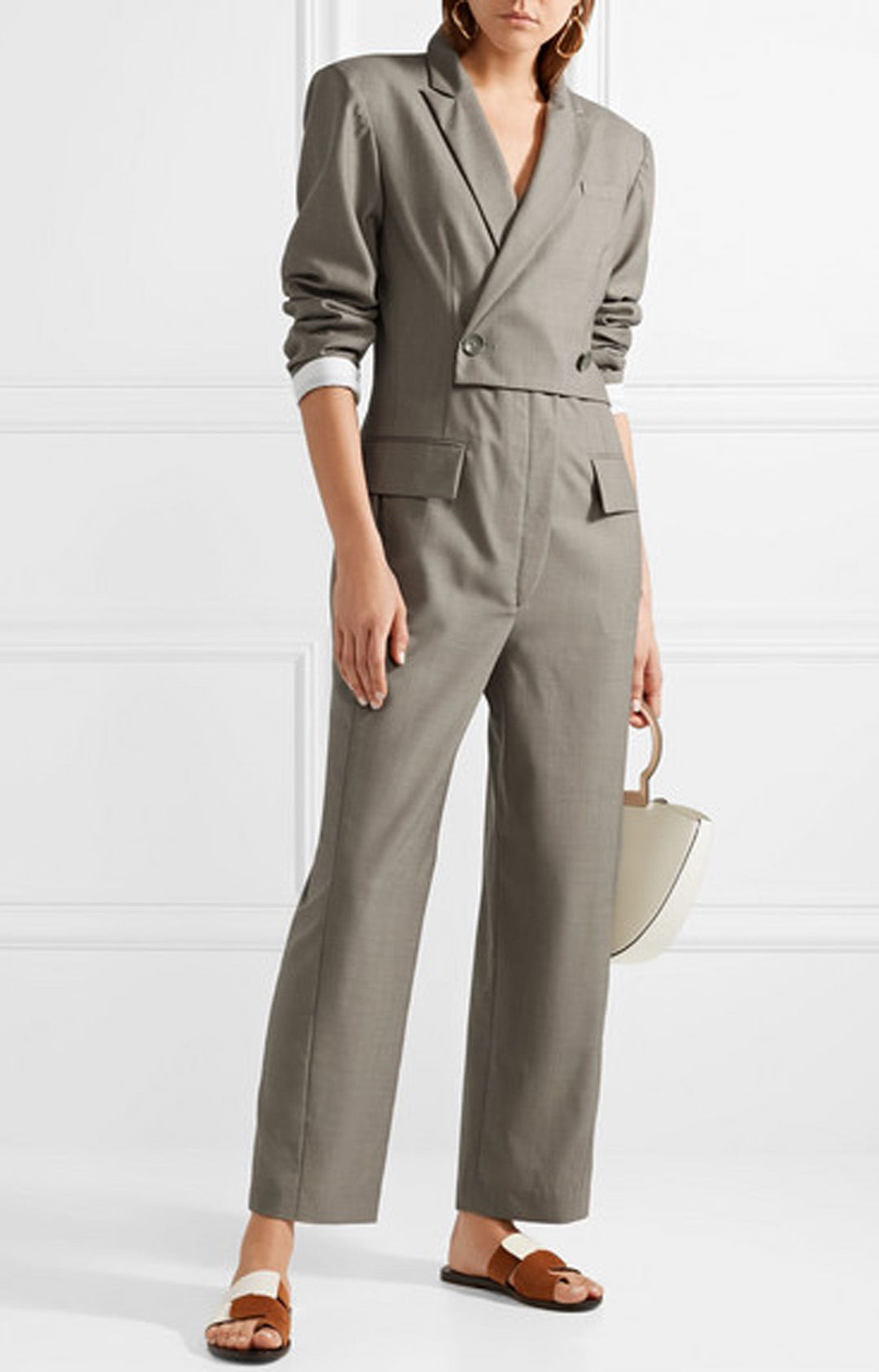 Tibi Double-breasted jumpsuit, $1,433 USD from Net-a-Porter