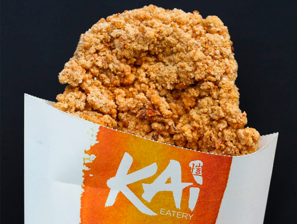 Kai Eatery Chick, chick, chicken A piece of marinated and fried chicken thigh as big as your head only costs $10 at this bright orange food truck. Certainly better value and better tasting than the Colonel’s recipe, and cheaper to boot. 1 Rutland St