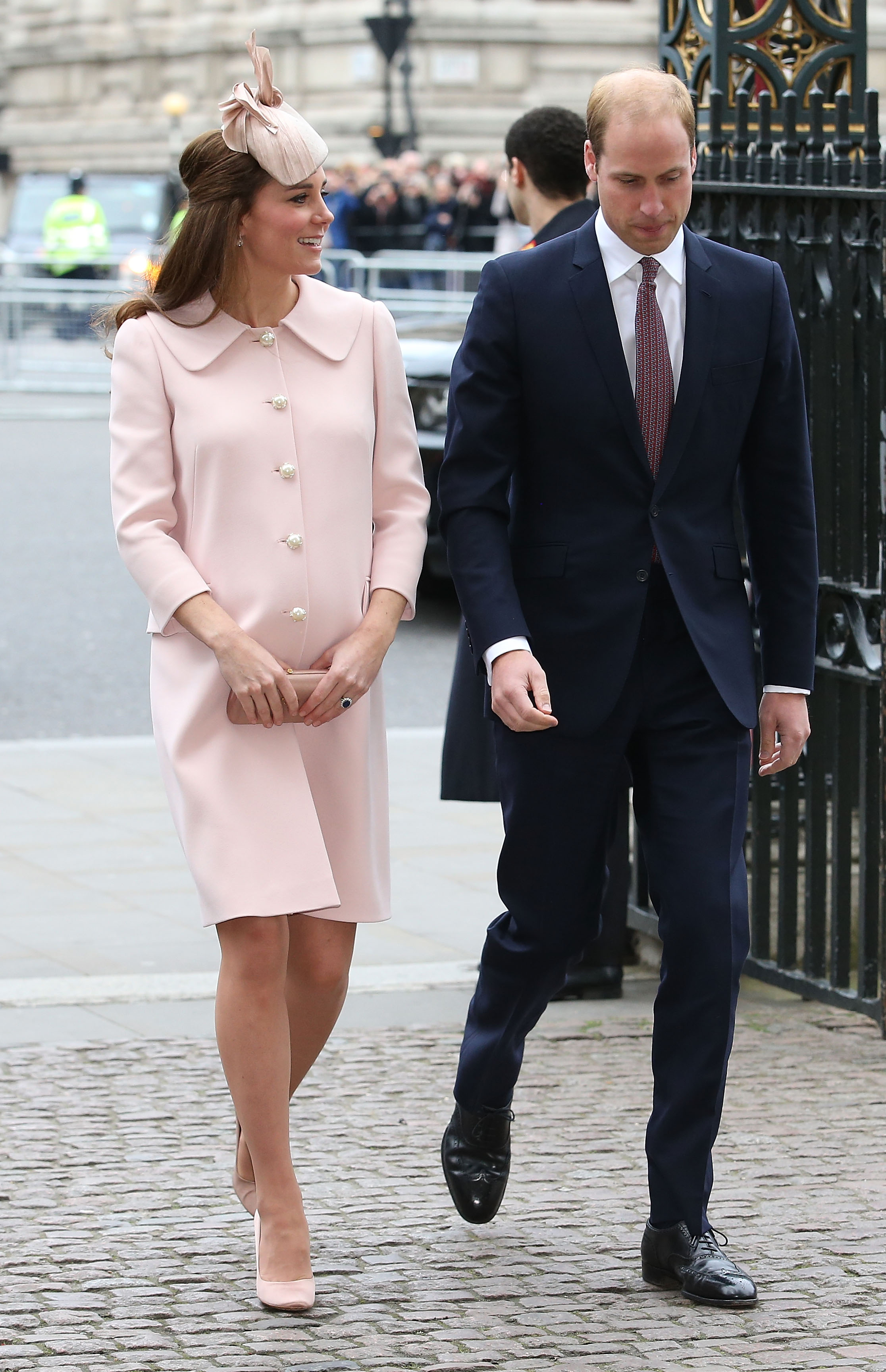 LONDON, ENGLAND - MARCH 09: Catherine, Duchess of Cambridge and Prince William, Duke of Cambridge attend the Observance for Commonwealth Day Service At Westminster Abbey on March 9, 2015 in London, England. (Photo by Chris Jackson/Getty Images)