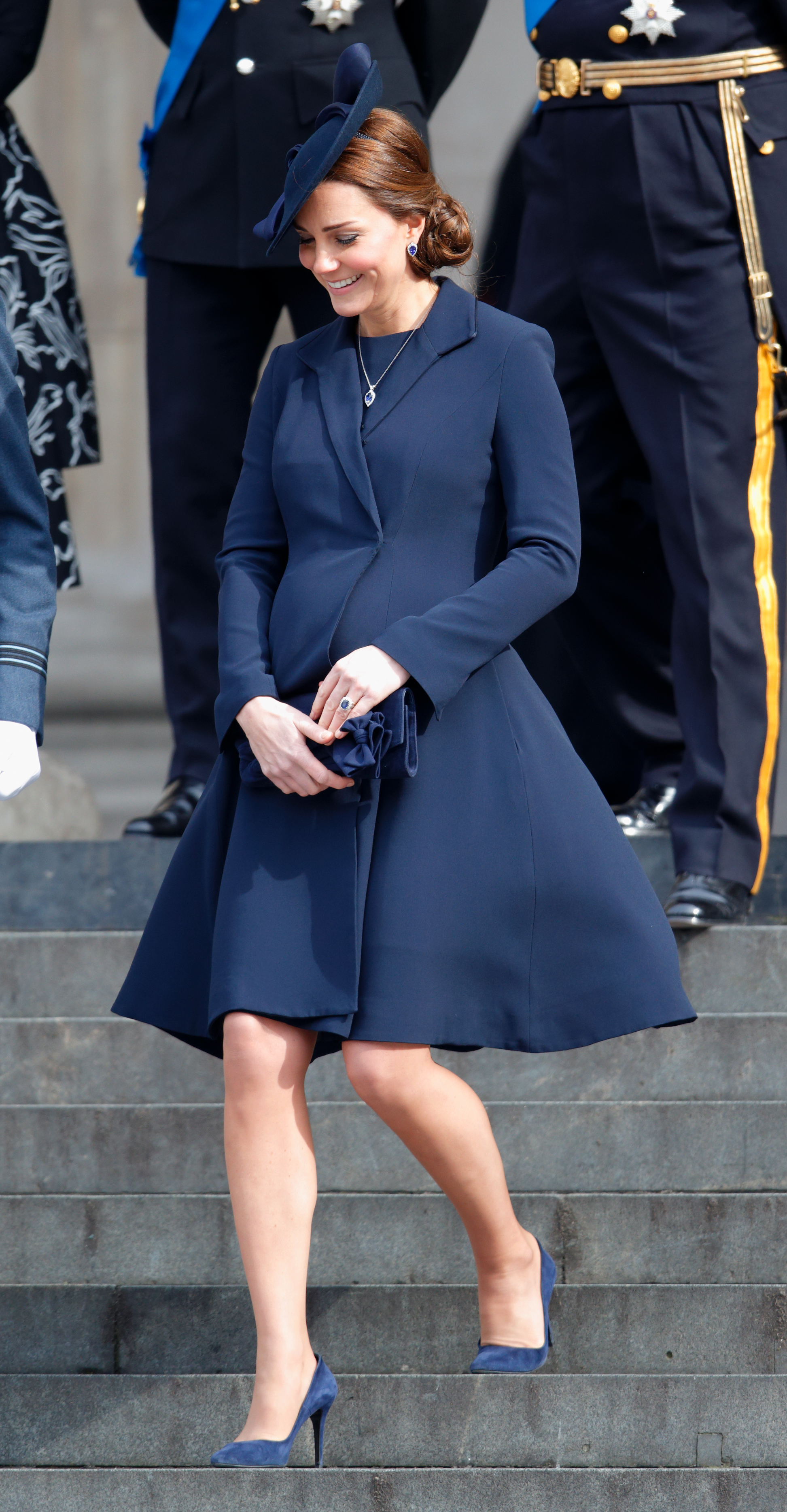 LONDON, UNITED KINGDOM - MARCH 13: (EMBARGOED FOR PUBLICATION IN UK NEWSPAPERS UNTIL 48 HOURS AFTER CREATE DATE AND TIME) Catherine, Duchess of Cambridge attends a Service of Commemoration to mark the end of combat operations in Afghanistan at St Paul's Cathedral on March 13, 2015 in London, England. (Photo by Max Mumby/Indigo/Getty Images)