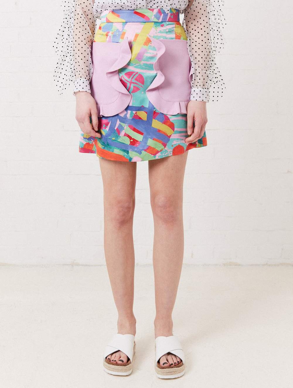 House-of-holland-nova-print-mini-skirt