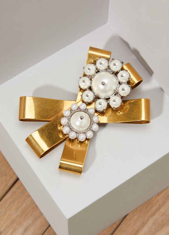 MIU MIU Pearls brooch, $632 from 24 Sevres