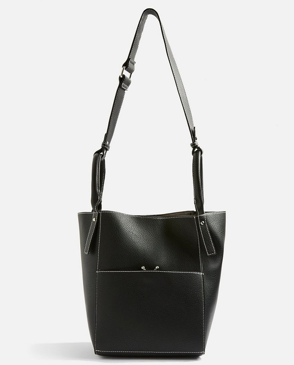 30+ Items We Can't Believe Are On Sale Right Now And We're #AddingToCart | Sandra Stitch Shoulder Bag, £15 (was £29) from Topshop