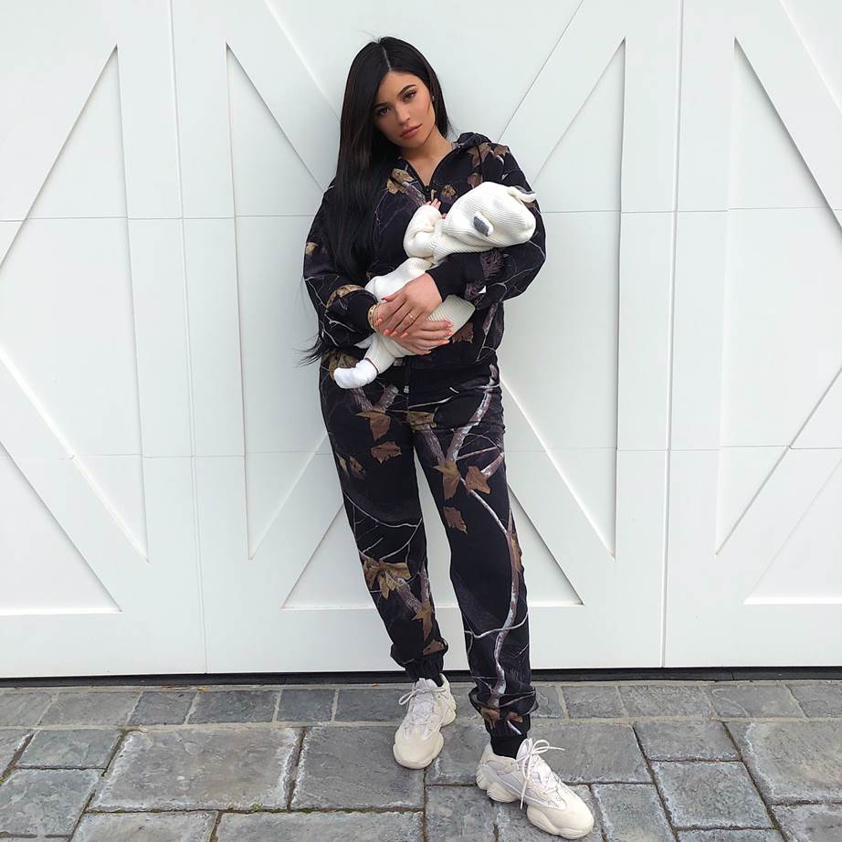 Stormi Webster After keeping her entire pregnancy a secret, Kylie Jenner and partner Travis Scott were beyond excited to announce the birth of their baby girl, Stormi, on February 1. Kylie shared her news in true Kardashian fashion, to her Instagram followers.