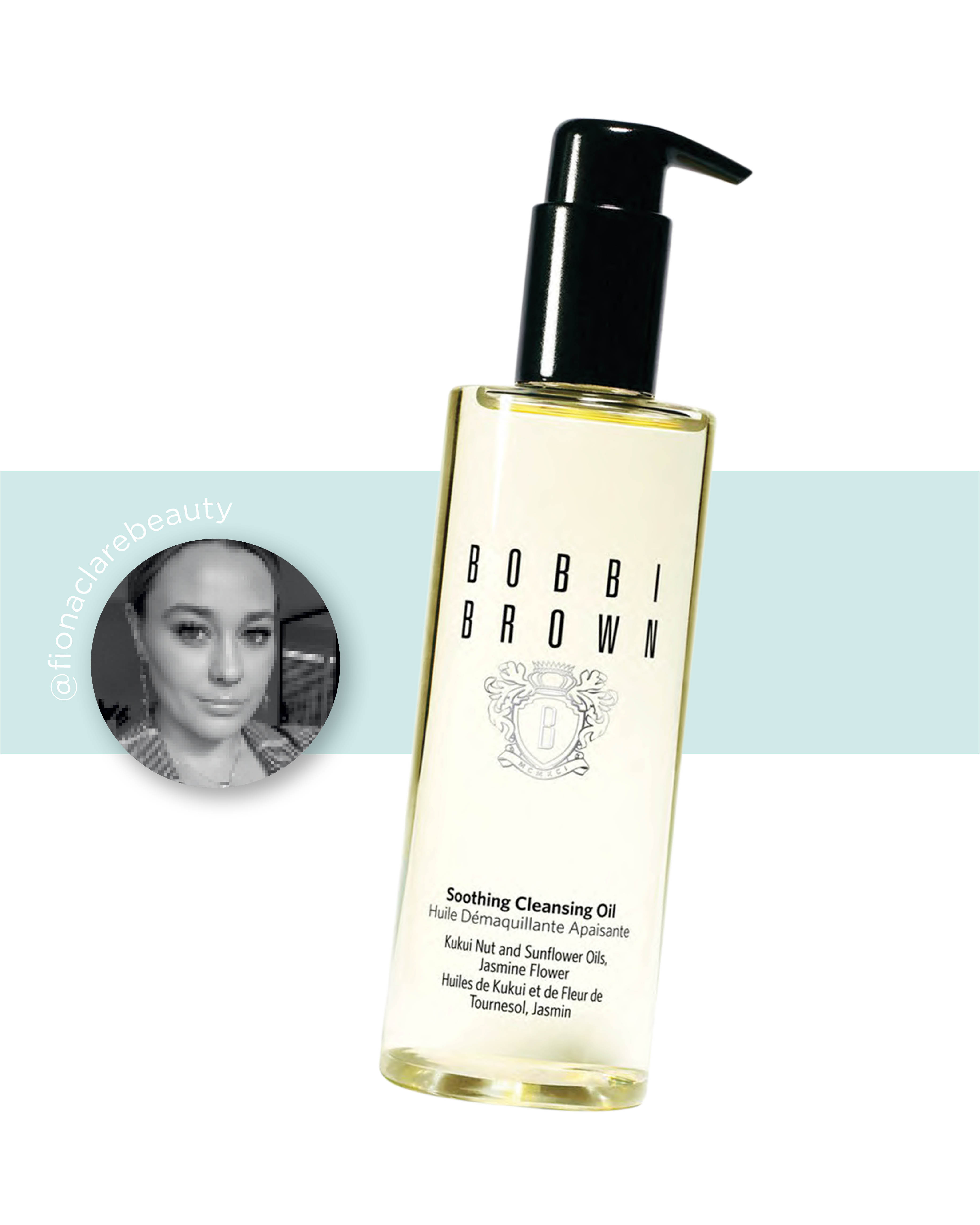 Bobbi Brown Soothing Cleansing Oil, $85. I love how quickly it removes really long-wearing makeup. It leaves skin feeling hydrated and soft rather than stripped, like a foaming cleanser can do.