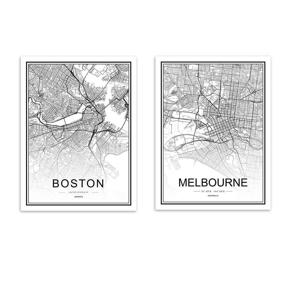 City Map Print, from $19.99 from The Front Shed