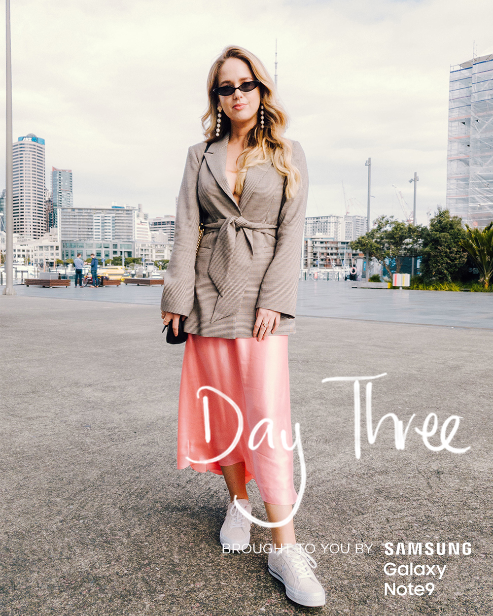 Street style at NZFW 2018: Wednesday taken on the new Samsung Galaxy Note9 by Jared Donkin