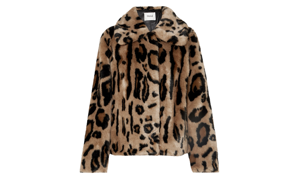 Stand Leopard-print Faux Fur Jacket, $413 USD from Net-a-Porter