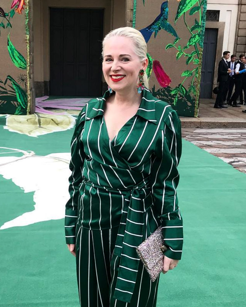 Clare Press in Maggie Marilyn at the Green Carpet Awards_feature-1000x1250