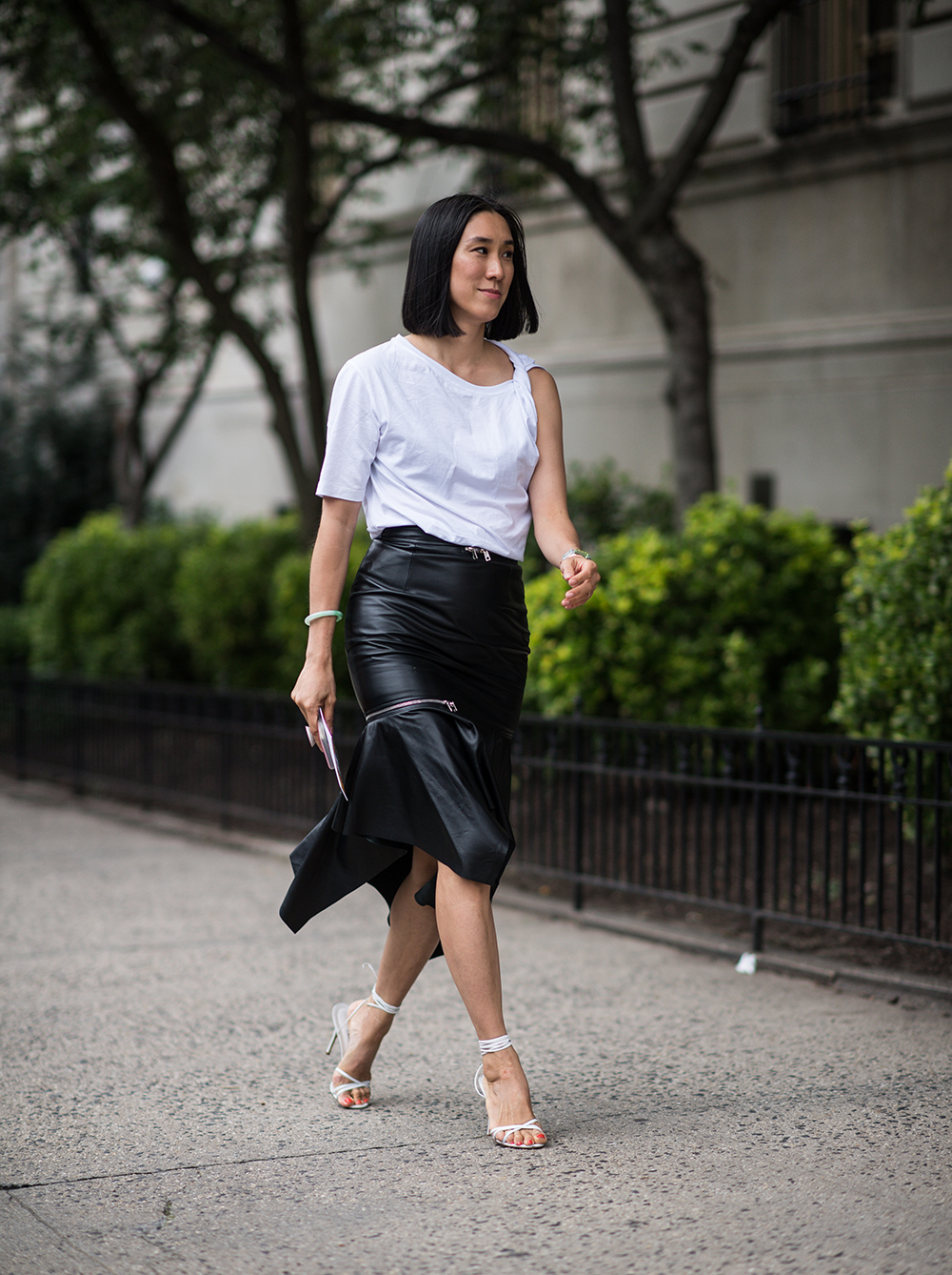 NEW YORK, NY - SEPTEMBER 07: Eva Chen seen in the streets of Manhattan during the New York Fashion Week SS19 on September 7, 2018 in New York City. (Photo by Timur Emek/Getty Images)