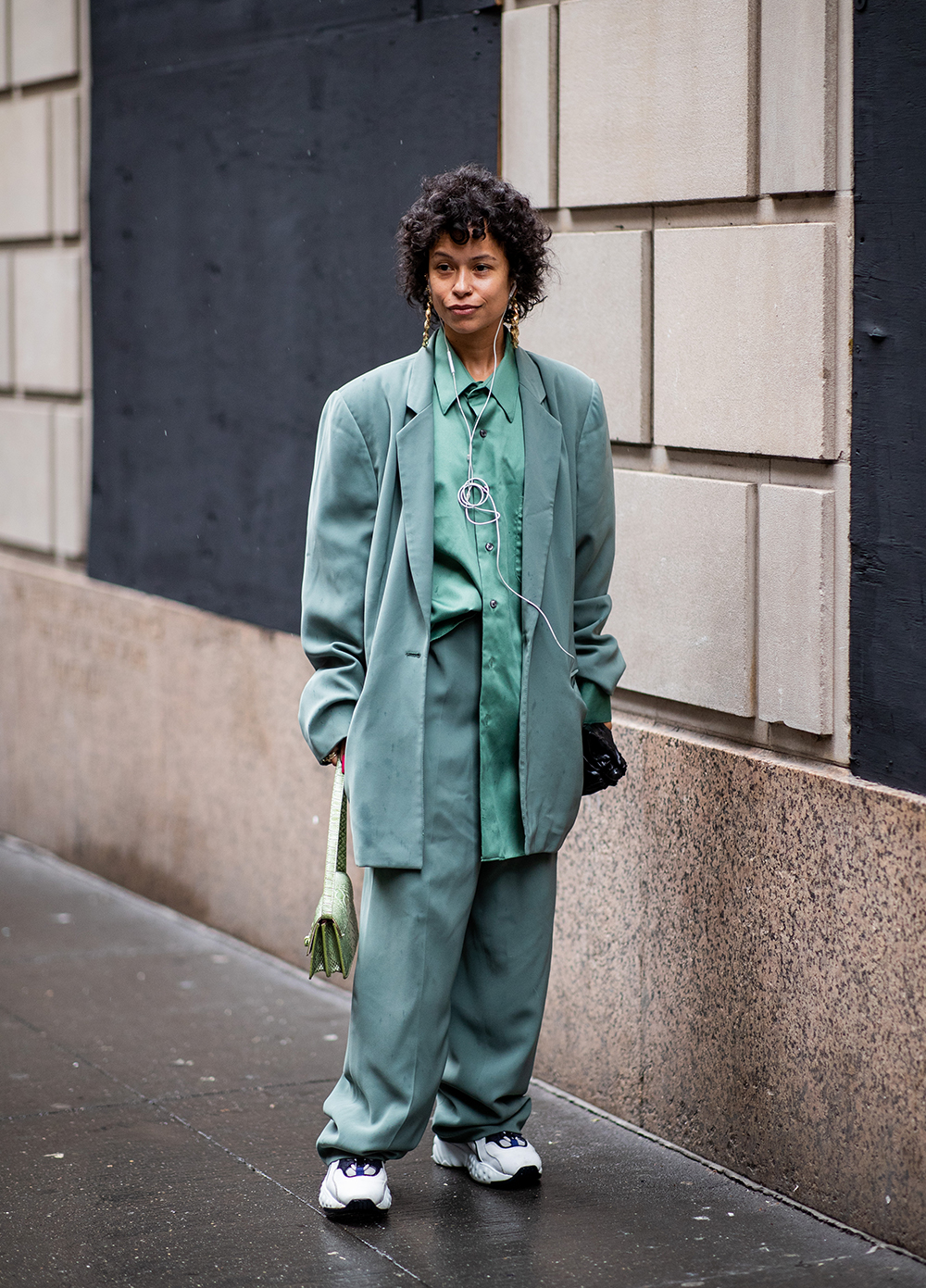 NEW YORK, NY - SEPTEMBER 09: A guest is seen outside Tibi during New York Fashion Week Spring/Summer 2019 on September 9, 2018 in New York City. (Photo by Christian Vierig/Getty Images)
