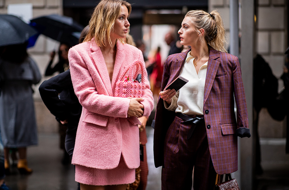 NEW YORK, NY - SEPTEMBER 09: Guests seen outside Tibi during New York Fashion Week Spring/Summer 2019 on September 9, 2018 in New York City. (Photo by Christian Vierig/Getty Images)