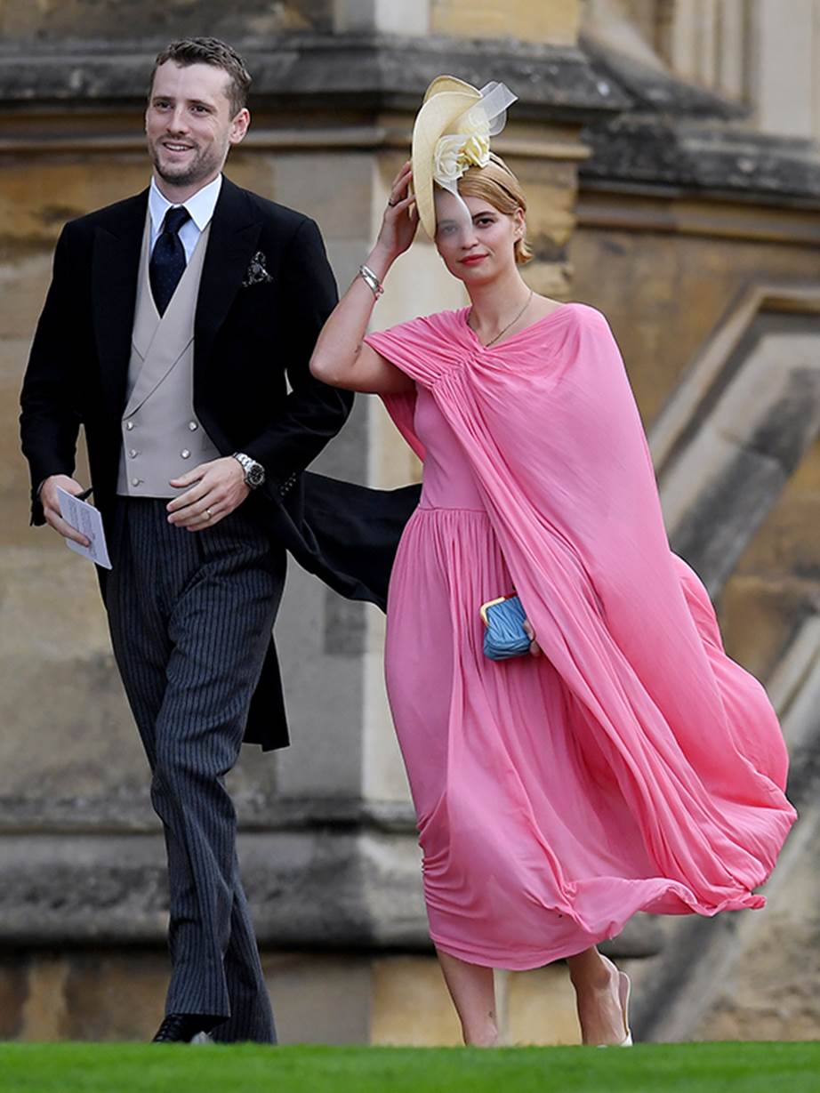 British model Pixie Geldof arrives with George Barnett.