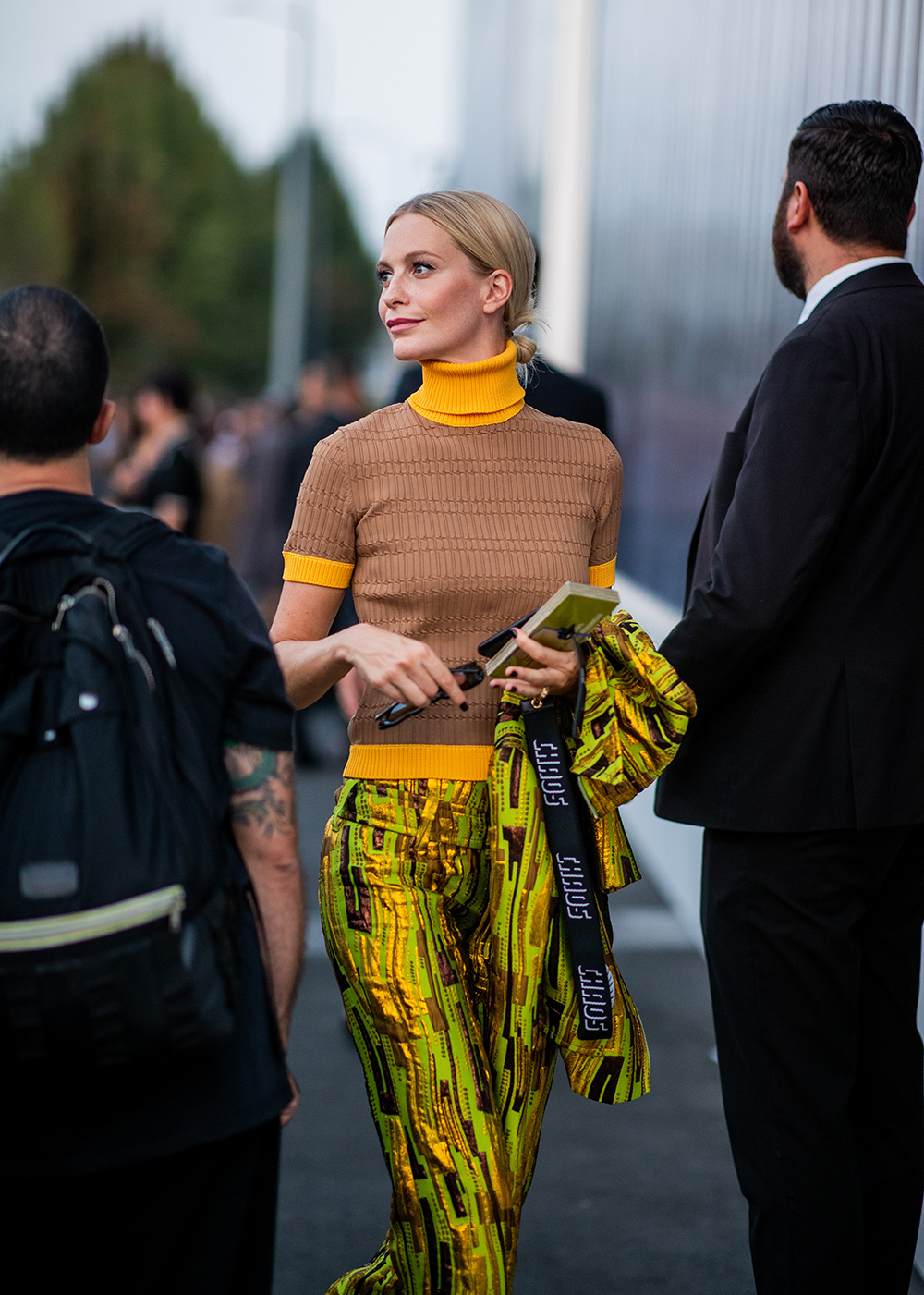 MILAN, ITALY - SEPTEMBER 20: Poppy Delevingne is seen outside Prada during Milan Fashion Week Spring/Summer 2019 on September 20, 2018 in Milan, Italy. (Photo by Christian Vierig/Getty Images)