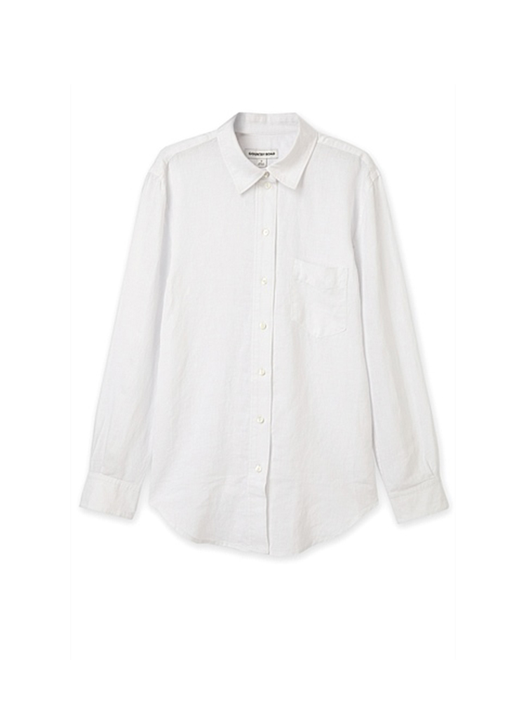 Get the look:  Meghan's royal tour wardrobe - Country Road Linen shirt, $139