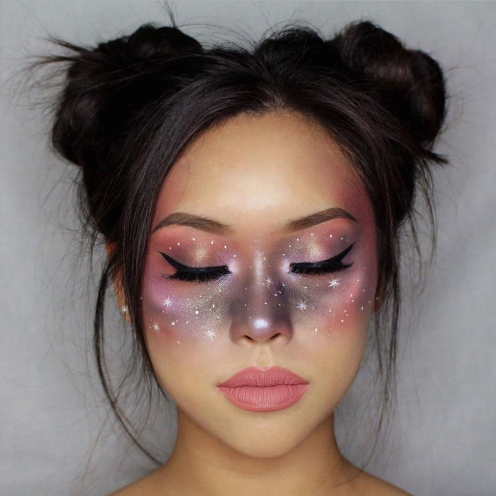 Celestial One beauty trend that will have beholders seeing stars is 'celestial'. The search term has seen a staggering increase of 158 percent - and it's not hard to see why!
