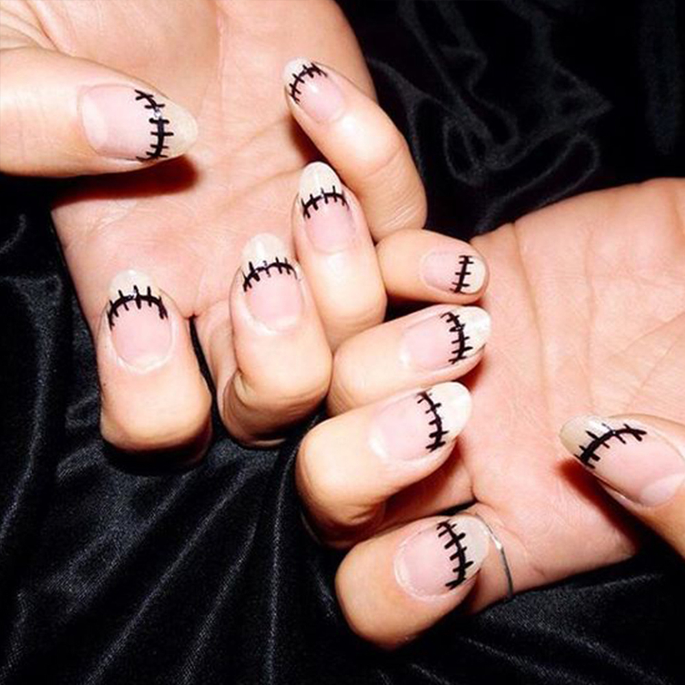 Stitch Nails 'Sticth nails' are having a MAJOR moment with search up 32 percent. There's room to go gorgeous or gruesome with this one.