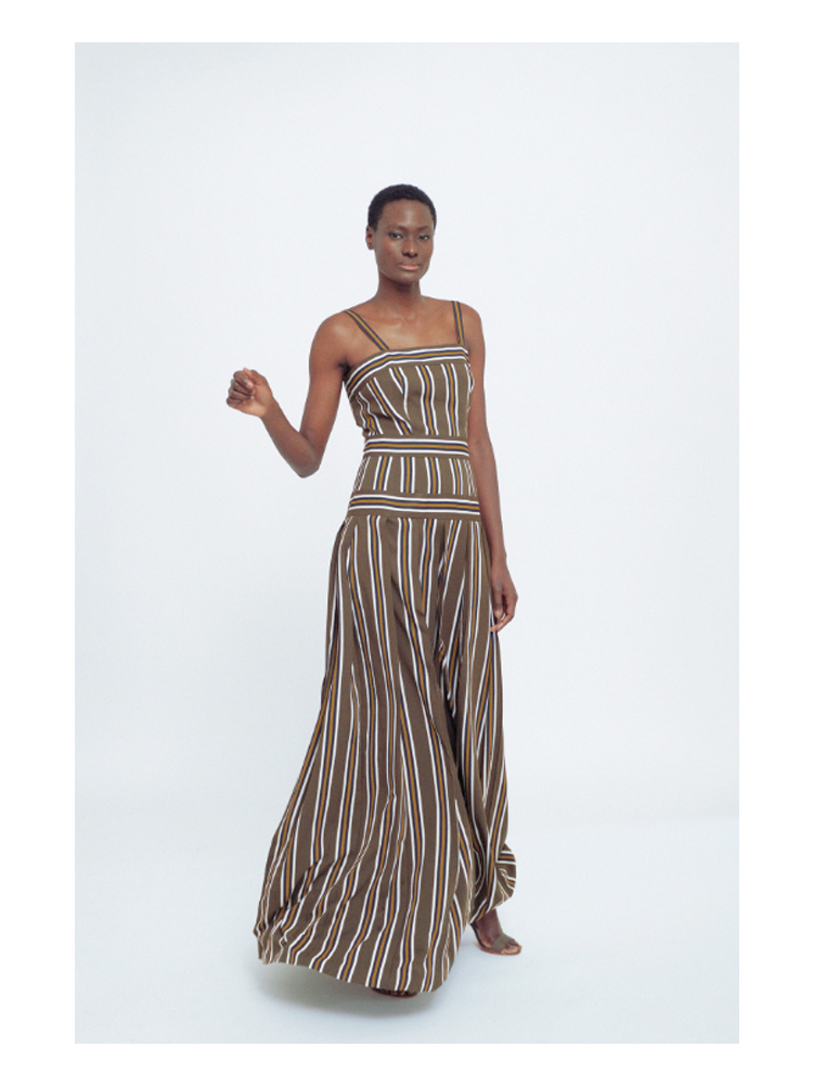 Shop the key pieces in Meghan’s royal tour wardrobe | Martin Grant Resort 2019 Striped Dress